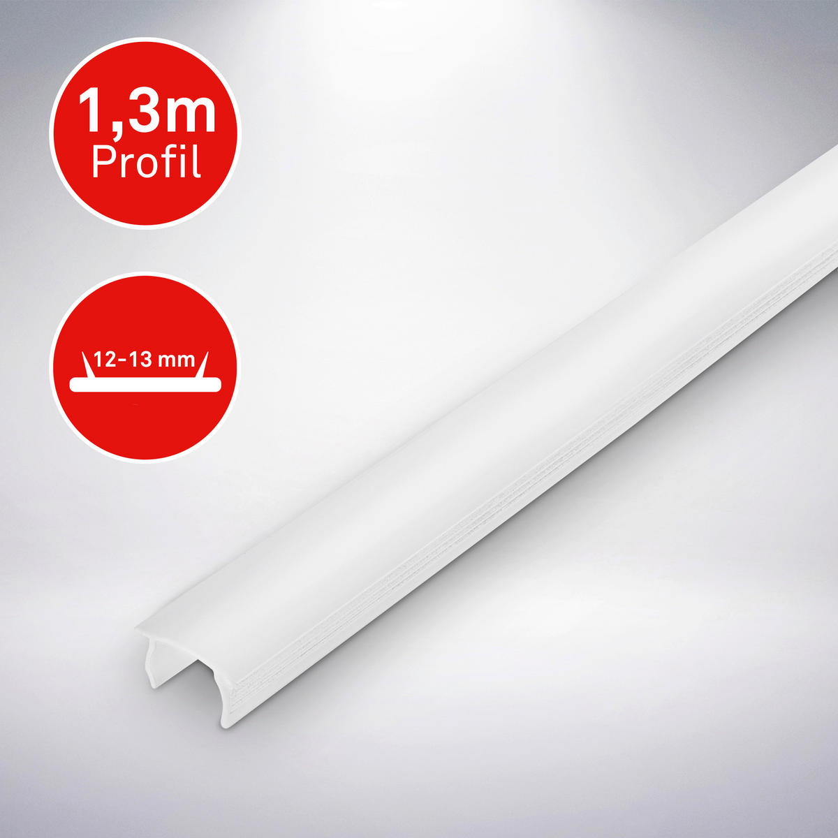 ABDECKKAPPEN  Pimp Your Panel, Abdeckung  - Weiß, Basics, Kunststoff (130/1,2-1,3/1cm) - Briloner