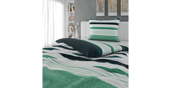 BETTWÄSCHE Renforcé 140/200 cm - Grün, Basics, Textil (140/200cm) - Novel