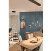 ZÁVESNÉ LED SVIETIDLO, 100/10,5/200 cm  - čierna, Design, kov (100/10,5/200cm) - Trio Leuchten