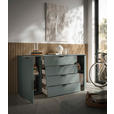 SIDEBOARD  in 180/90/40 cm  - Salbeigrün/Schwarz, Basics, Holzwerkstoff/Kunststoff (180/90/40cm) - Carryhome