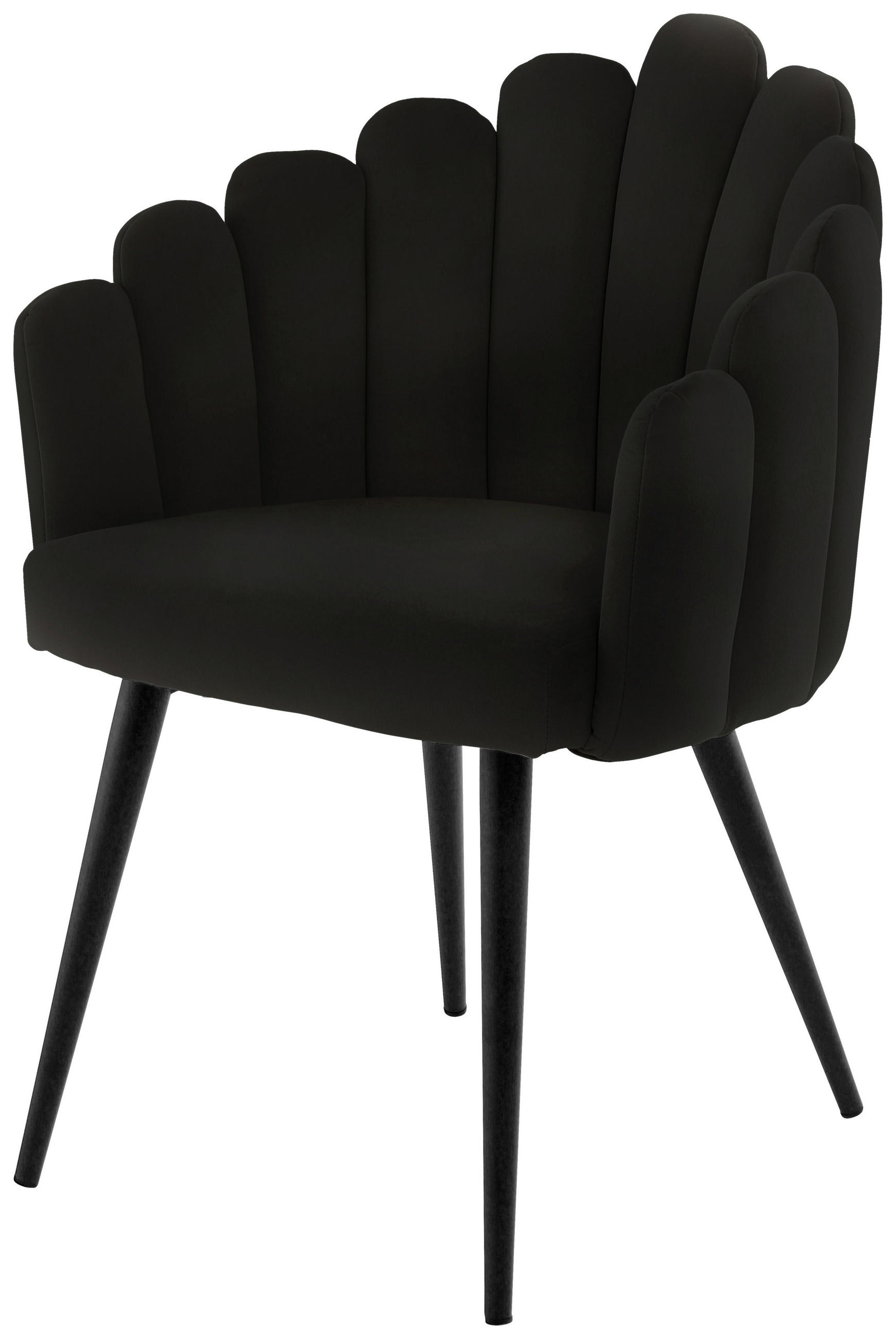 STOL MED ARMSTÖD järn  - svart, Design, metall/plast (61/85/58cm) - Kayoom