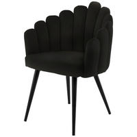 ŽIDLE S PODRUČKAMI, železo, černá - černá, Design, kov/plast (61/85/58cm) - Kayoom