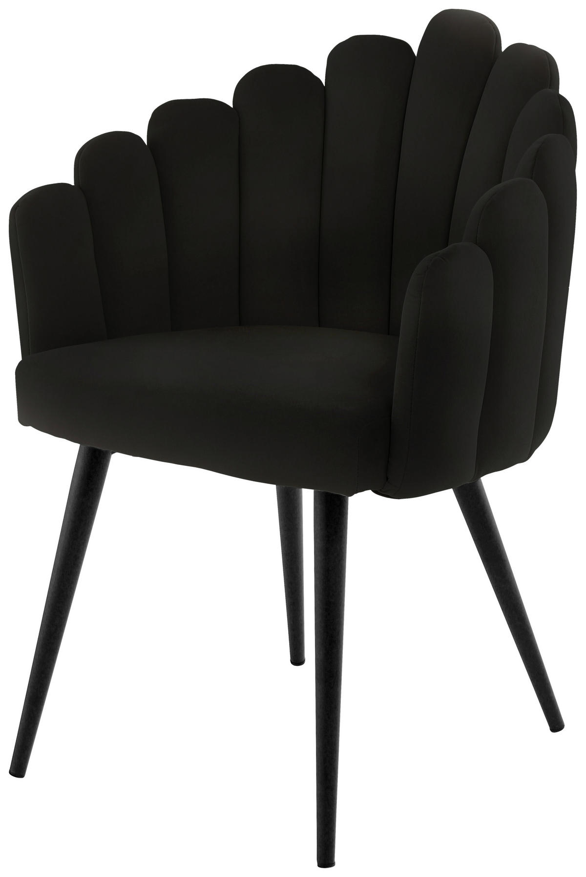 ŽIDLE S PODRUČKAMI, železo, černá - černá, Design, kov/plast (61/85/58cm) - Kayoom