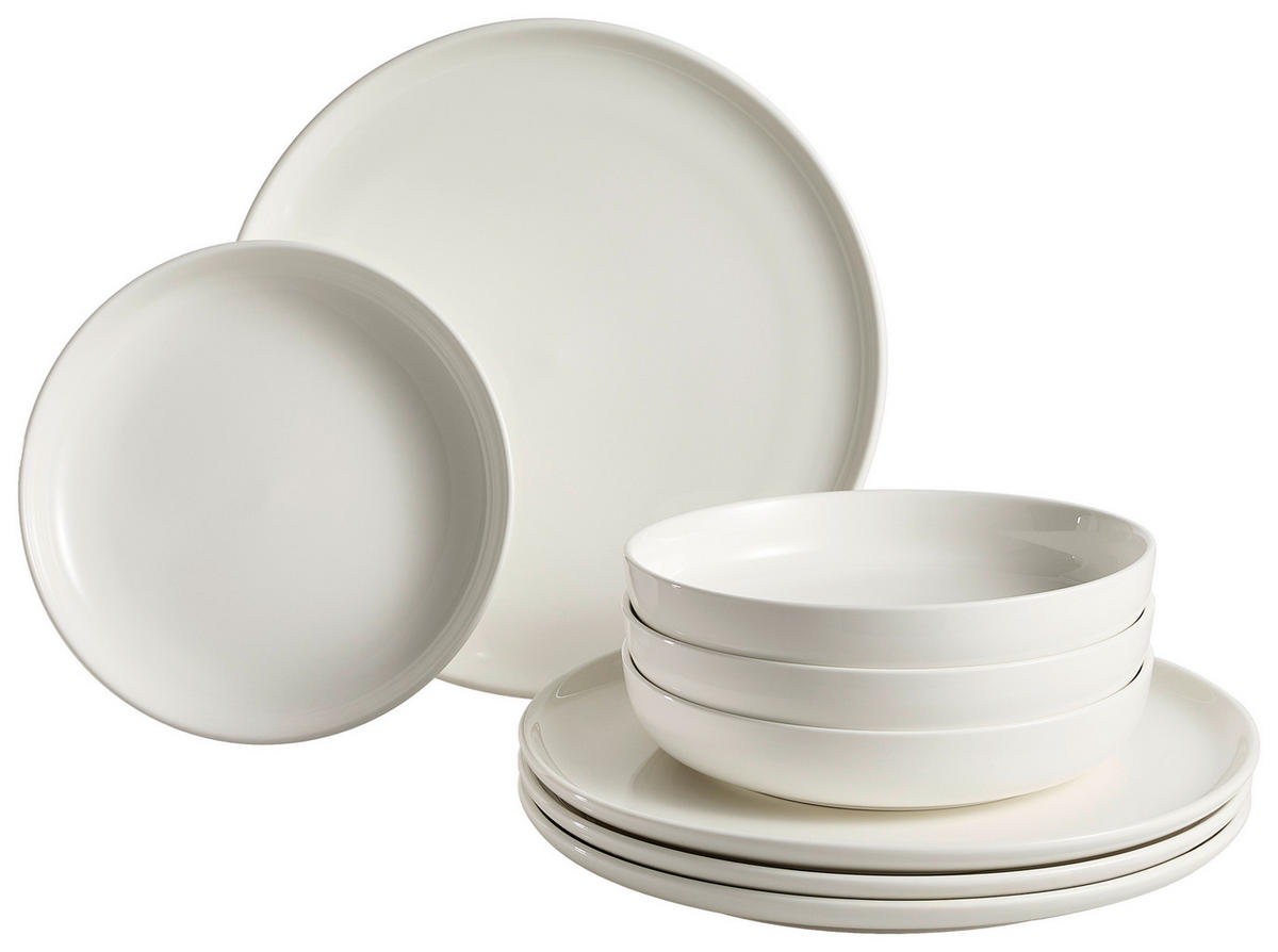 JEDILNI SERVIS   - bela, Basics, keramika - Ritzenhoff Breker