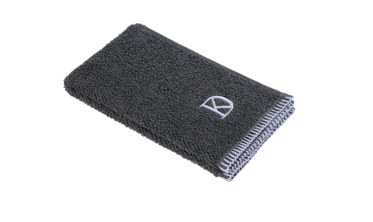 RUČNÍK PRO HOSTY, 30/50 cm, antracitová - antracitová, Konvenční, textil (30/50cm) - Dieter Knoll