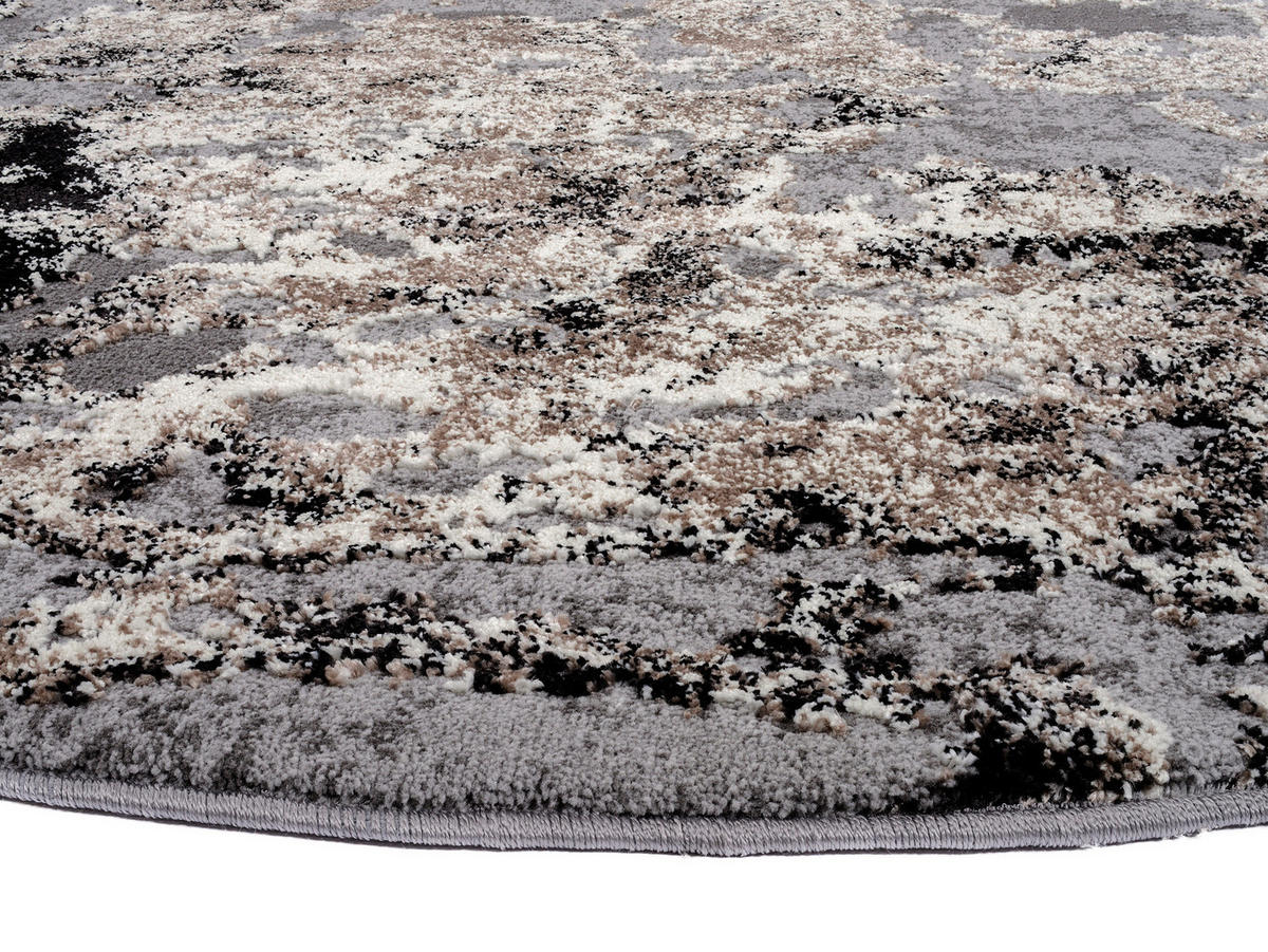 VINTAGE-TEPPICH 120 cm Timeline Quantum Hellgrau  - Hellgrau, Design, Textil (120cm) - Novel