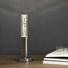 LED STOLNÍ LAMPA - barvy chromu, Design, kov (25cm)