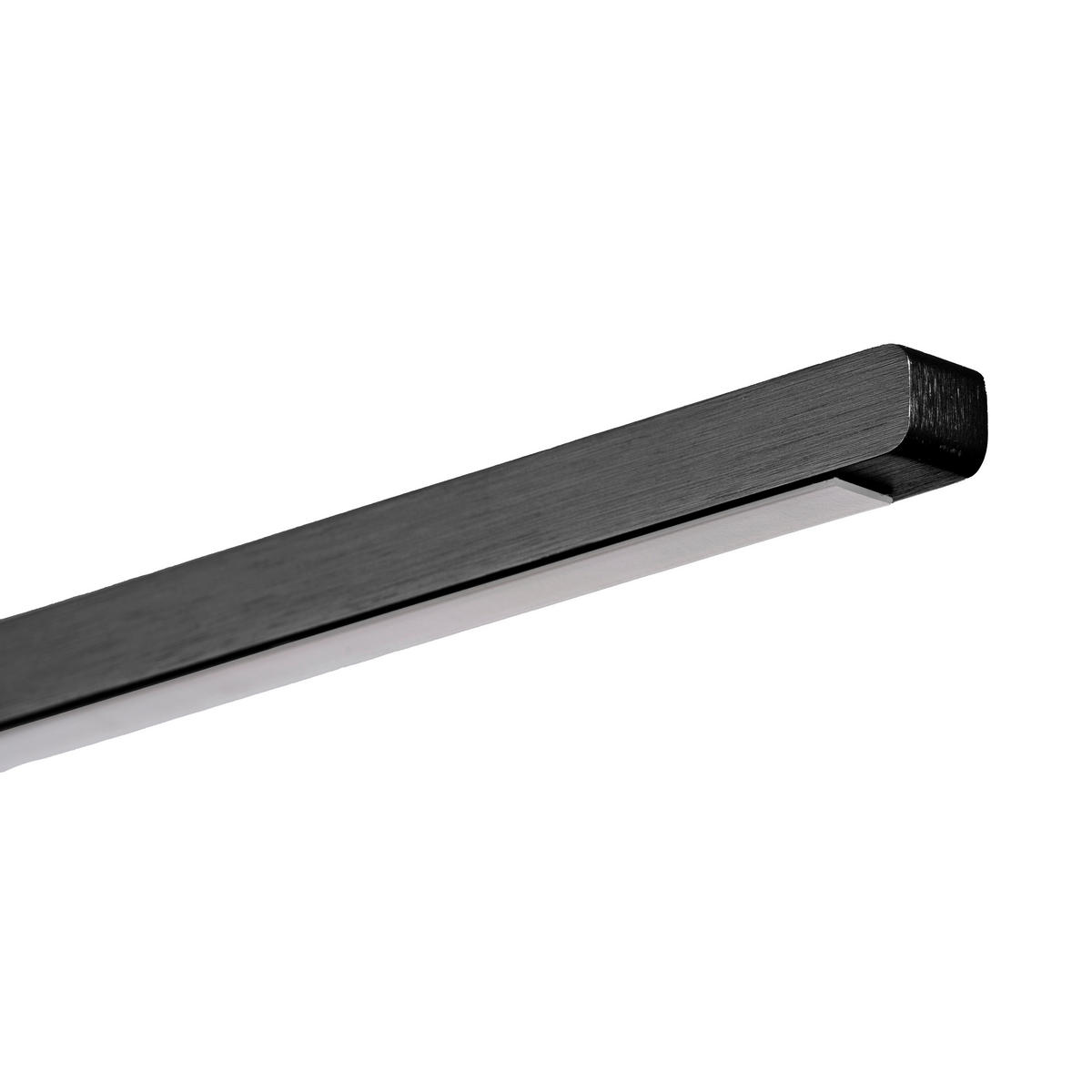 LED-HÄNGELEUCHTE Mia 118/1,8/40-180 cm   - Schwarz, Design, Metall (118/1,8/40-180cm) - Ambiente