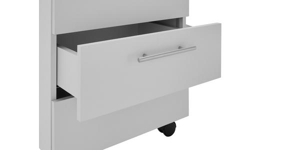 ROLLCONTAINER 40/56/39 cm  - Silberfarben/Grau, MODERN, Holzwerkstoff/Kunststoff (40/56/39cm) - Carryhome