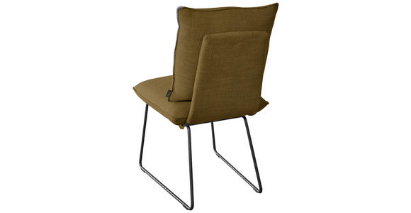 STUHL in Stahl Struktur Metall, Textil - Schwarz/Braun, Design, Textil/Metall (51/90/70cm) - Dieter Knoll