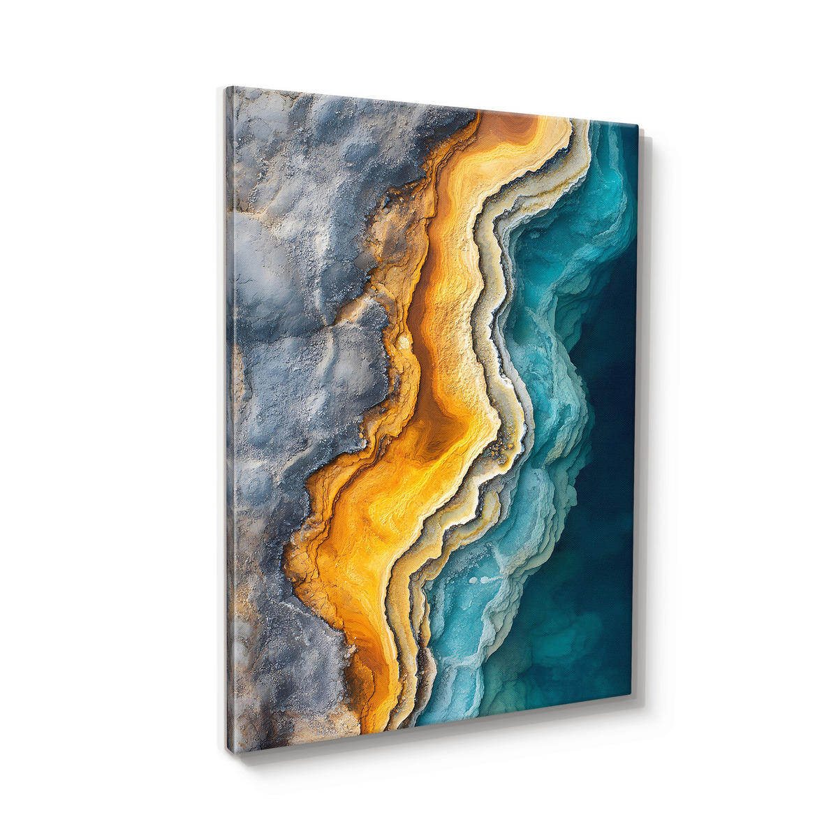 LEINWANDBILD Abstraktes 60/80 cm  - Multicolor, Basics, Holz/Textil (60/80cm)