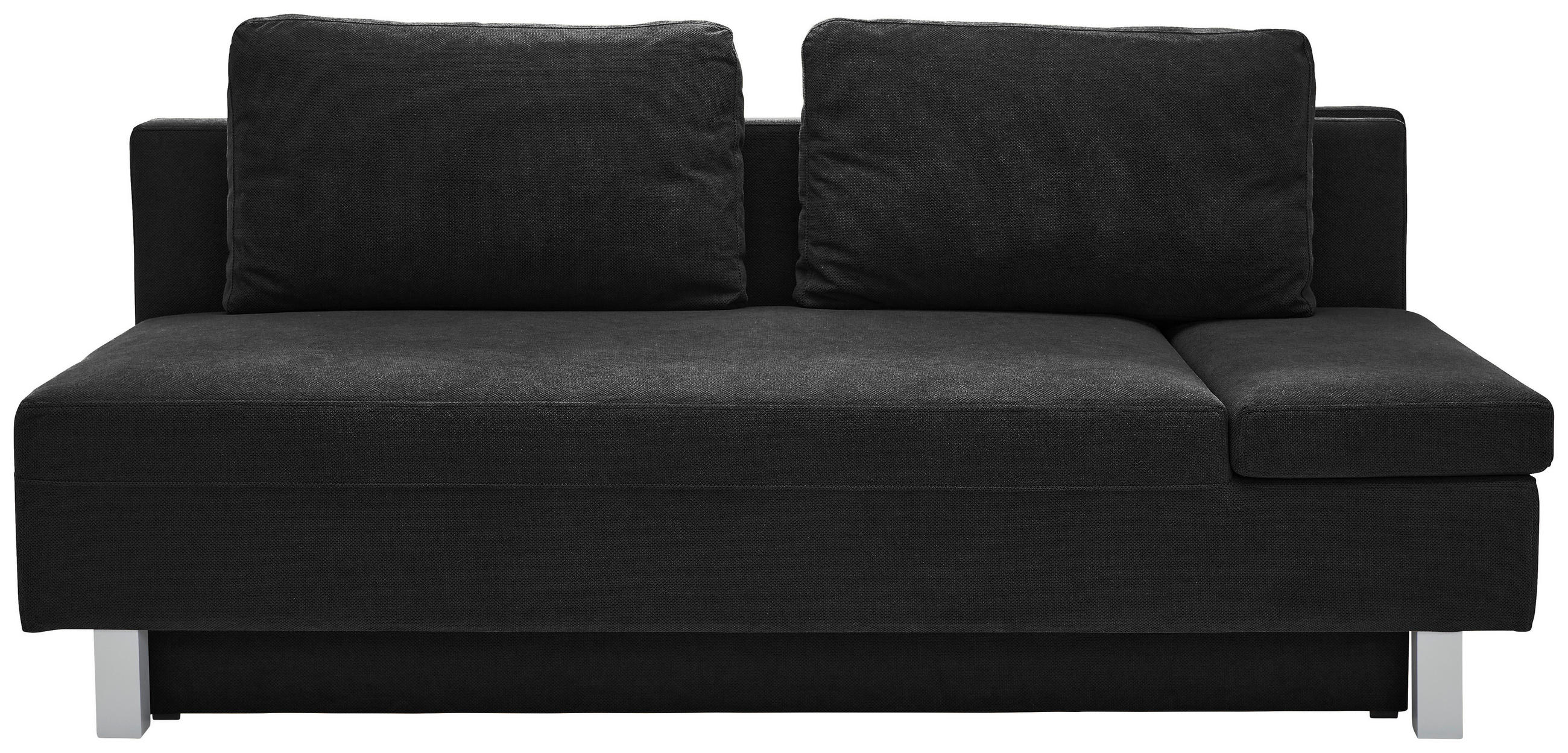 Novel Schlafsofa Melody Schwarz 205x77-93x99 cm