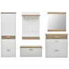 GARDEROBE 5-teilig  in 290/200/32 cm  - Eichefarben/Weiß, Design, Holz/Holzwerkstoff (290/200/32cm) - Dieter Knoll