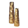 DEKOVASE  - Goldfarben, Design, Metall (15/48,5/15cm) - Livetastic