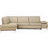 WOHNLANDSCHAFT in Leder Beige - Beige/Alufarben, Design, Leder/Metall (213/283cm) - Dieter Knoll WOHNLANDSCHAFT in Leder Beige - Beige/Alufarben, Design, Leder/Metall (213/283cm) - Dieter Knoll