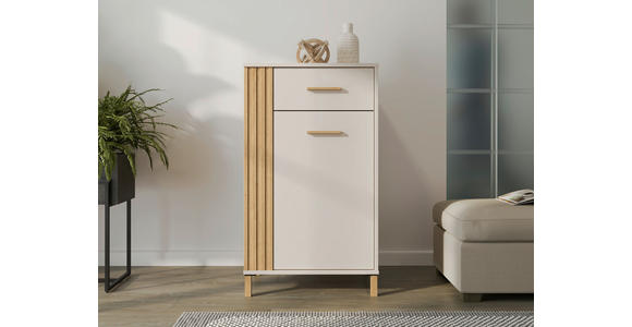 GARDEROBE 5-teilig  in 220/192,5/40 cm  - Kaschmir/Eiche Artisan, Basics, Glas/Holzwerkstoff (220/192,5/40cm) - Carryhome