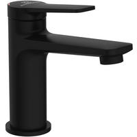 WASCHTISCHARMATUR 5/15,5/17 cm  - Schwarz, Basics, Metall (5/15,5/17cm)