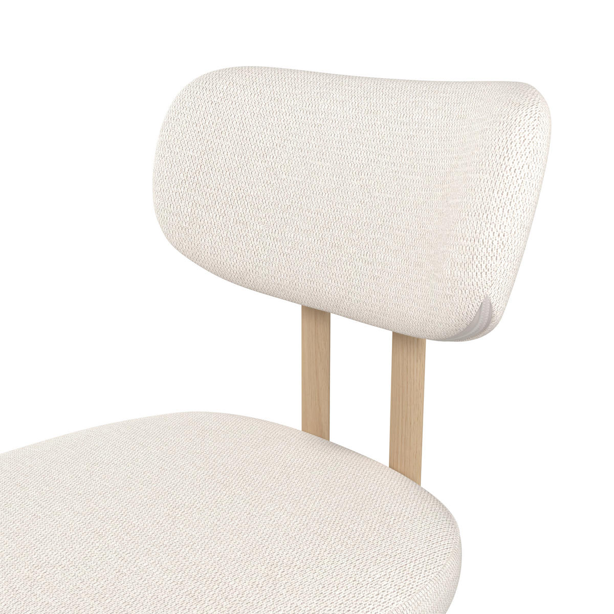 Stuhl Marven     Naturfarben, Hellbraun  - Hellbraun/Naturfarben, Trend, Textil/Metall (49/82/54cm)
