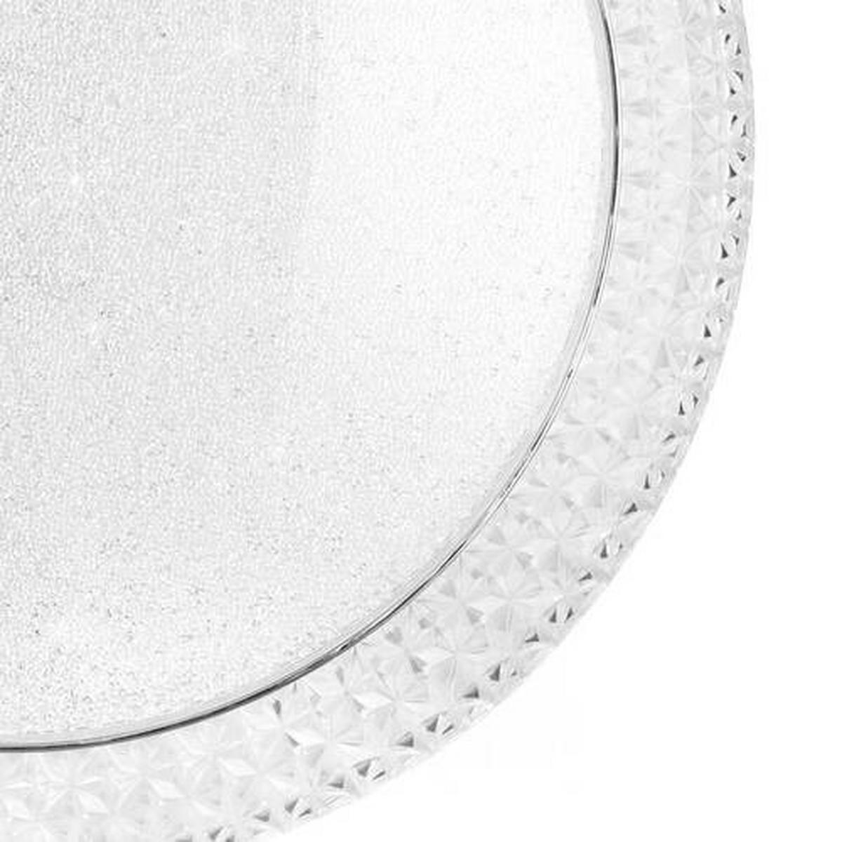 LED-DECKENLEUCHTE 1018 GIULIA 40/40/13 cm   - Klar/Chromfarben, Basics, Kunststoff/Metall (40/40/13cm)