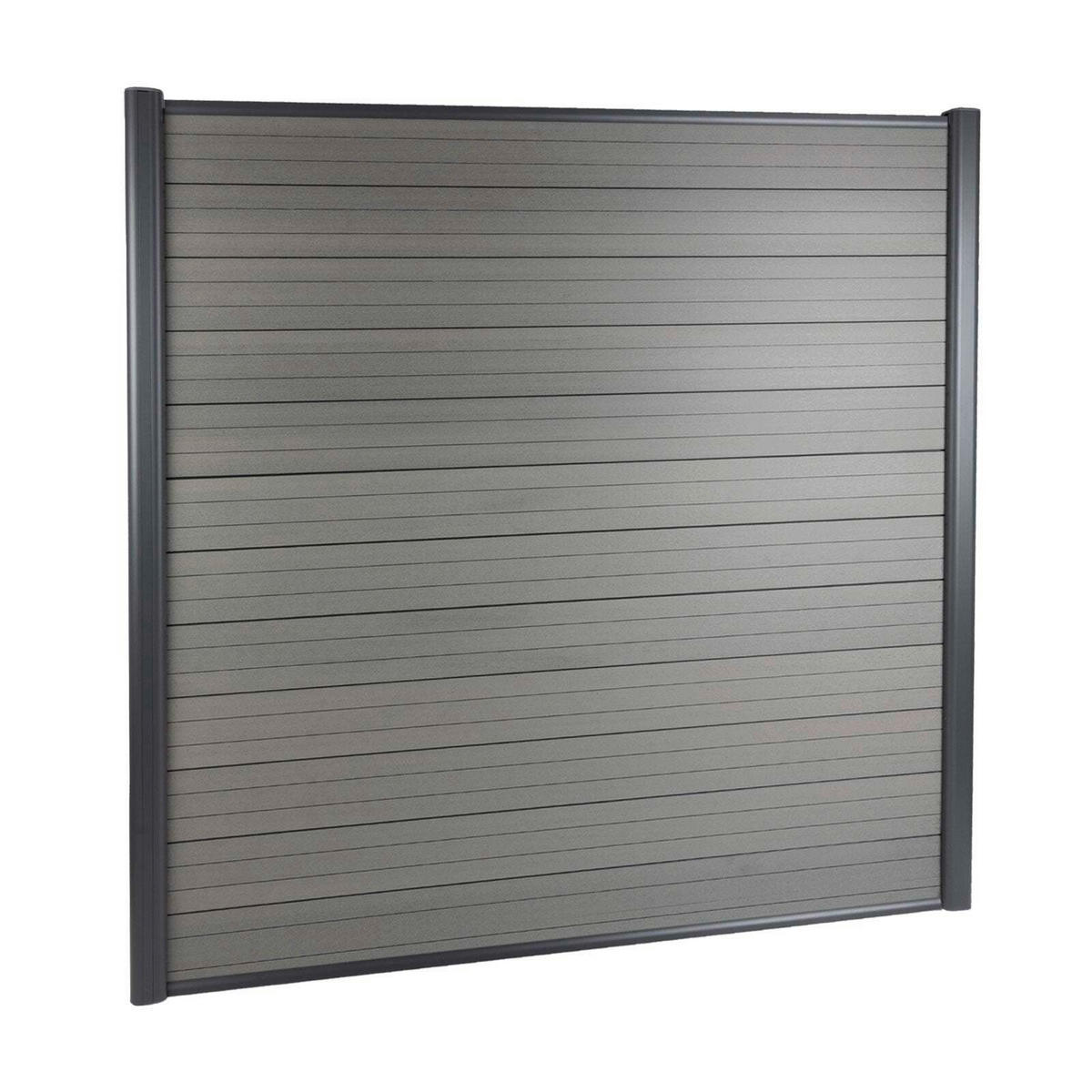 SICHTSCHUTZ - Grau, MODERN, Holzwerkstoff (180/180cm) - Floordirekt