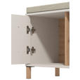 GARDEROBE 5-teilig  in 220/192,5/40 cm  - Kaschmir/Eiche Artisan, Basics, Glas/Holzwerkstoff (220/192,5/40cm) - Carryhome