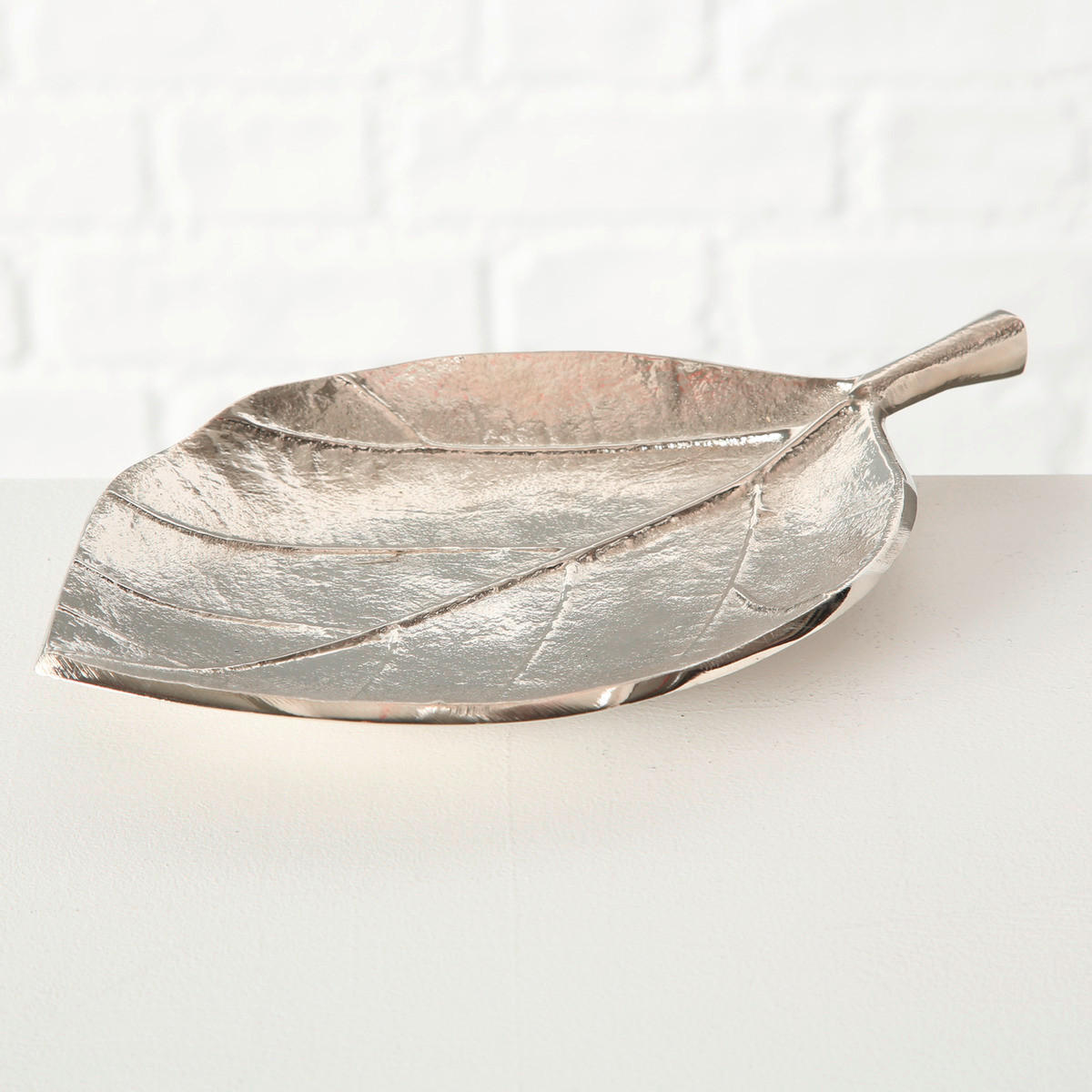 DEKOSCHALE - Silberfarben, Basics, Metall (26/14/2cm)