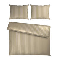 BETTWÄSCHESET Satin 200/210 cm  65 cm/100 cm  - Beige, Textil (200/210cm) - Dieter Knoll