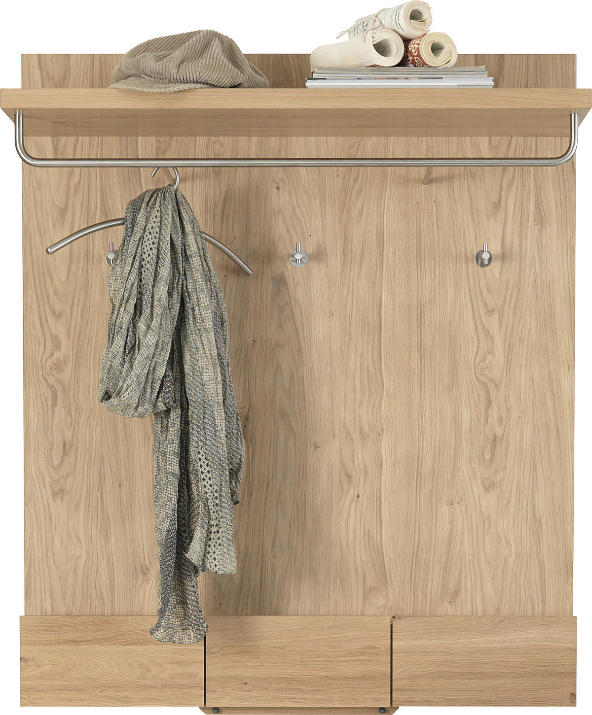 GARDEROBENPANEEL  in 96/112/37,5 cm  - Eichefarben, Natur, Holz (96/112/37,5cm) - Voglauer