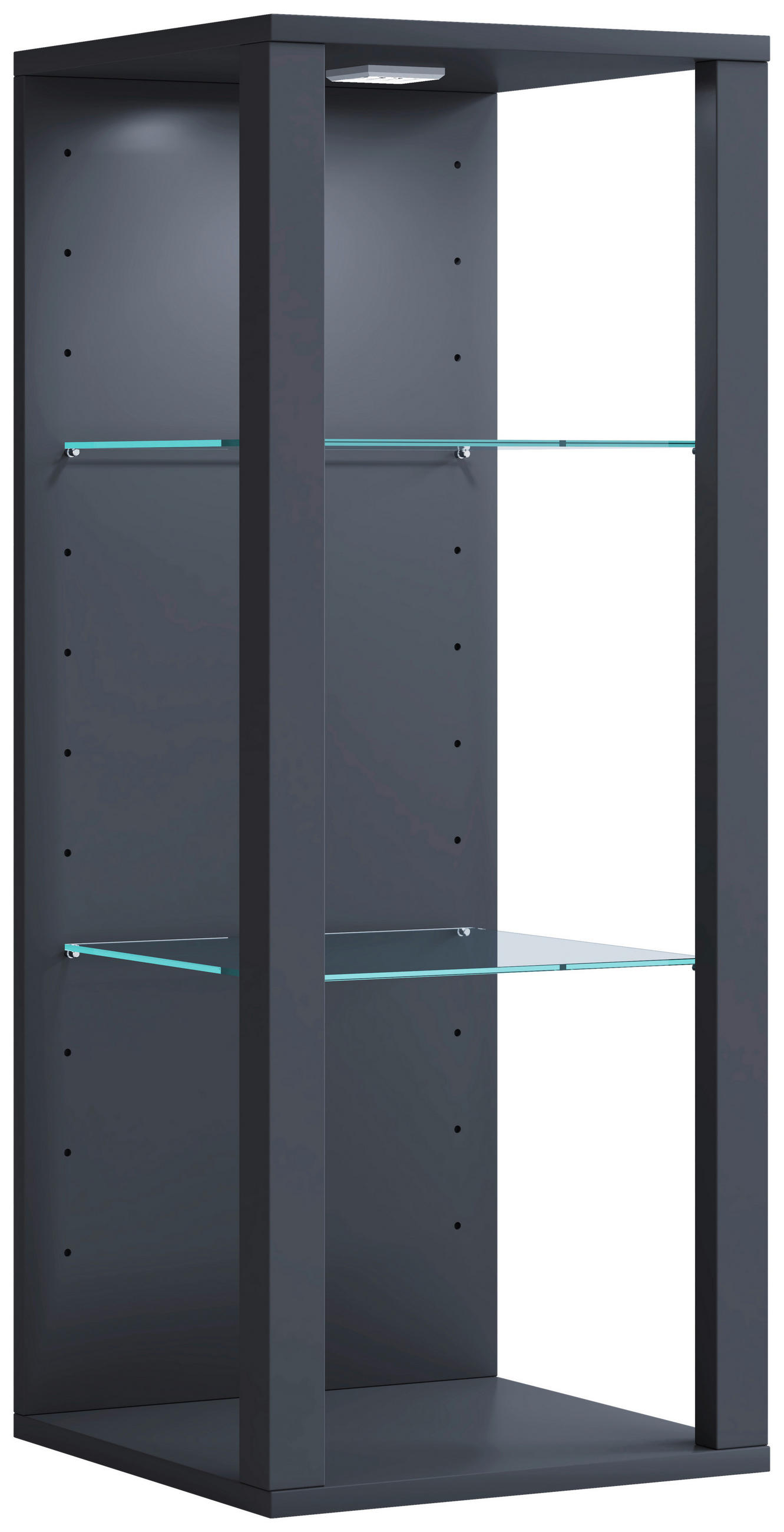 HÄNGEVITRINE Glasol in Anthrazit  - Anthrazit, Design, Glas/Holzwerkstoff (35/90/35cm) - MID.YOU