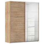 SCHWEBETÜRENSCHRANK  in Sonoma Eiche  - Sonoma Eiche, Design, Glas/Holzwerkstoff (181/223/68cm) - Novel