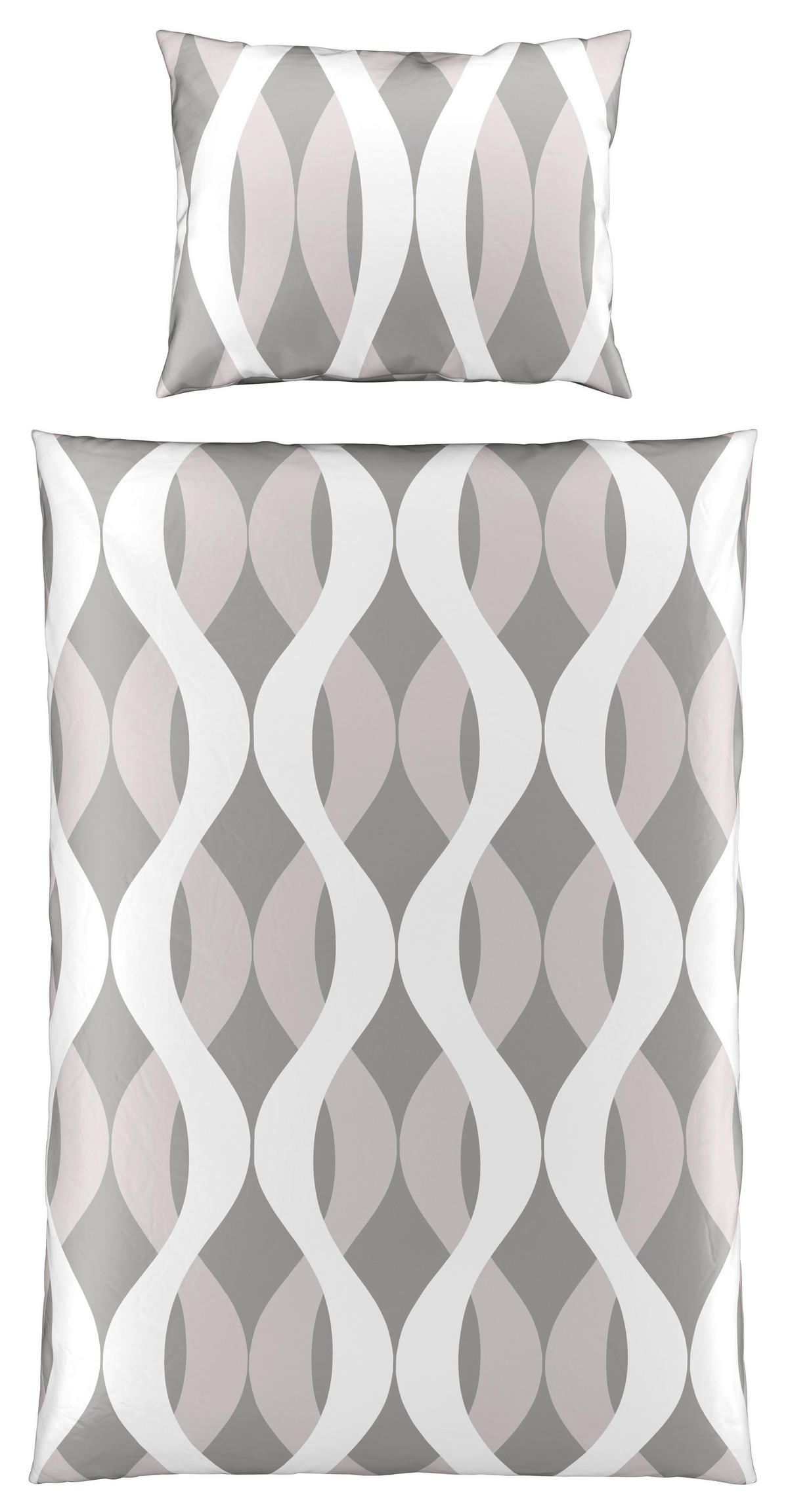 POSTEĽNÁ BIELIZEŇ, mikrovlákno, sivá, 140/200 cm - sivá, Konventionell, textil (140/200cm) - Boxxx