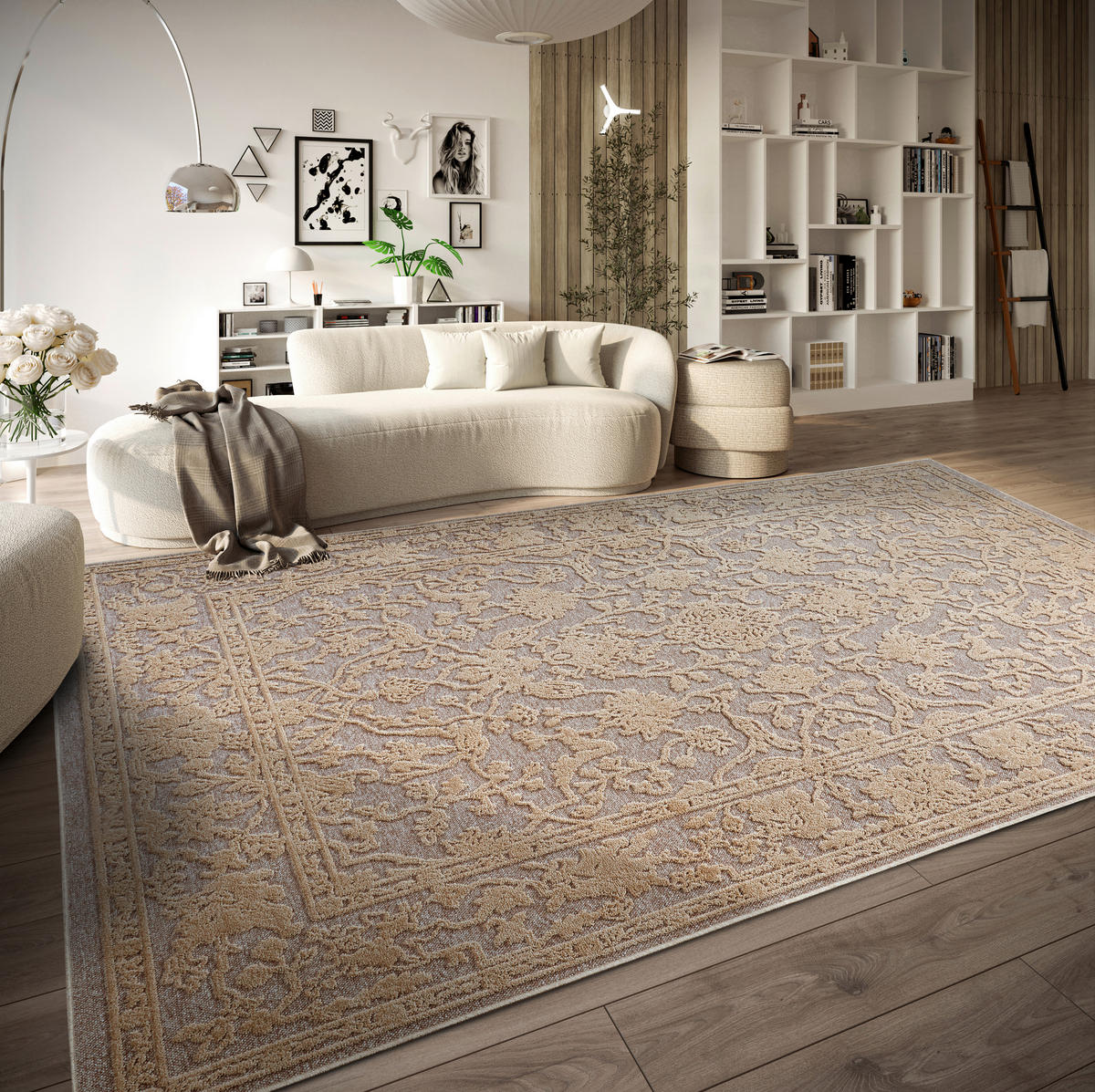 FLACHWEBETEPPICH 200/290 cm Kollektion 1879 Beige, Ecru  - Ecru/Beige, Design, Textil (200/290cm) - Villeroy & Boch