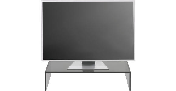 TV-AUFSATZ in Grau  - Grau, Design, Glas (60/14/35cm) - Xora