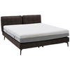 BOXSPRINGBETT 180/200 cm  in Braun  - Schwarz/Braun, Design, Textil/Metall (180/200cm) - Johann Jakob