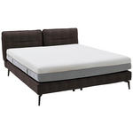 BOXSPRINGBETT 180/200 cm  in Braun  - Schwarz/Braun, Design, Textil/Metall (180/200cm) - Johann Jakob