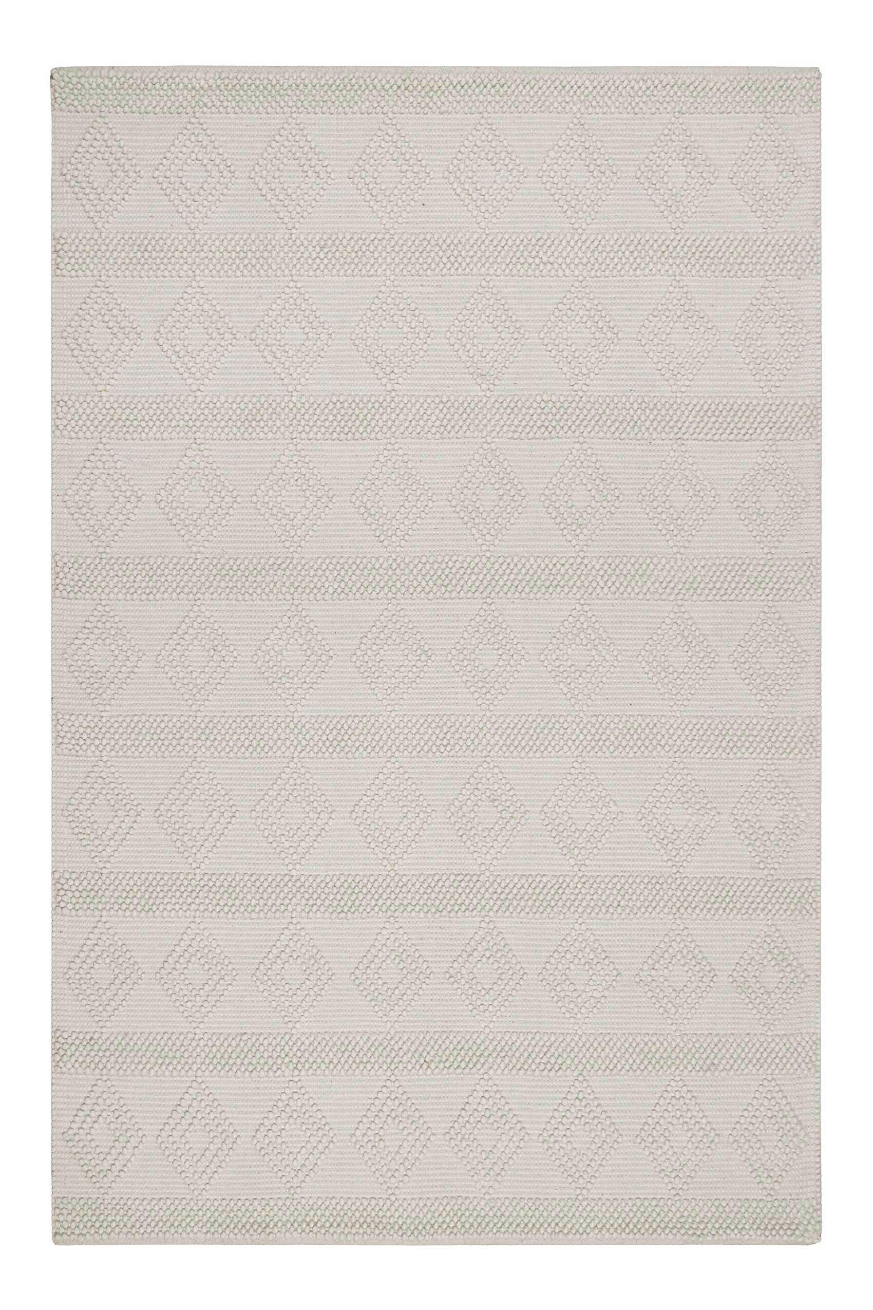HANDWEBTEPPICH 50/80 cm Emmy Creme  - Creme, KONVENTIONELL, Textil (50/80cm) - Esprit