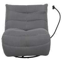 GUNGSTOL i vävt tyg antracit  - svart/antracit, Modern, metall/textil (91,4/92,7/107,9cm) - Livetastic