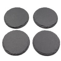ALÁTÉT SZETT 4 részes 10 cm - palaszürke, Konventionell, műanyag/kő (10cm) - Ambia Home