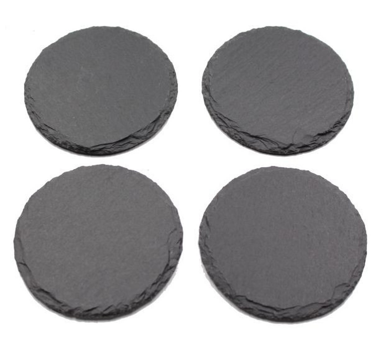 ALÁTÉT SZETT 4 részes 10 cm - palaszürke, Konventionell, műanyag/kő (10cm) - Ambia Home