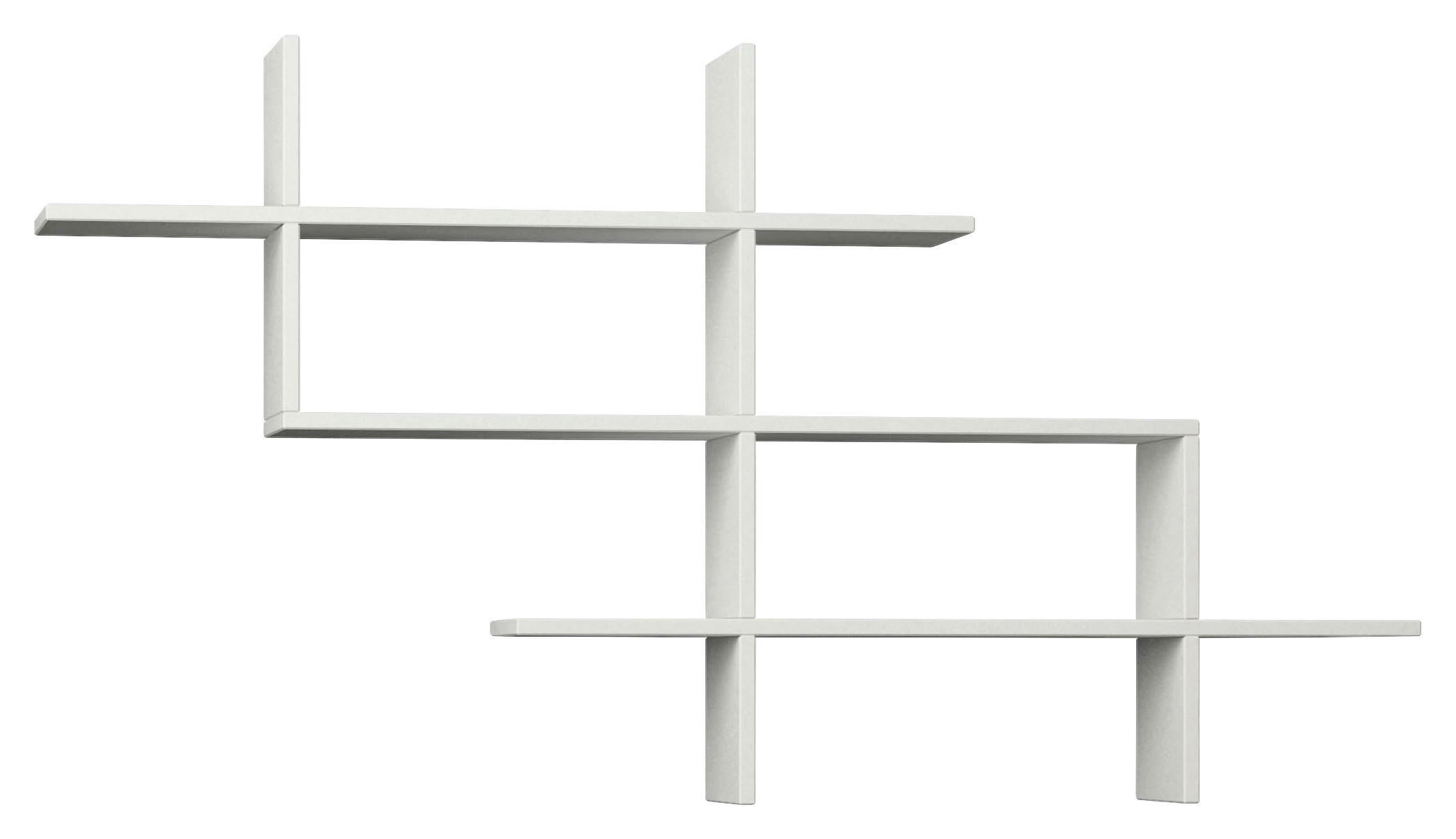 VÄGGHYLLA 150/82/22 cm  - vit, Design, trämaterial (150/82/22cm) - Livetastic