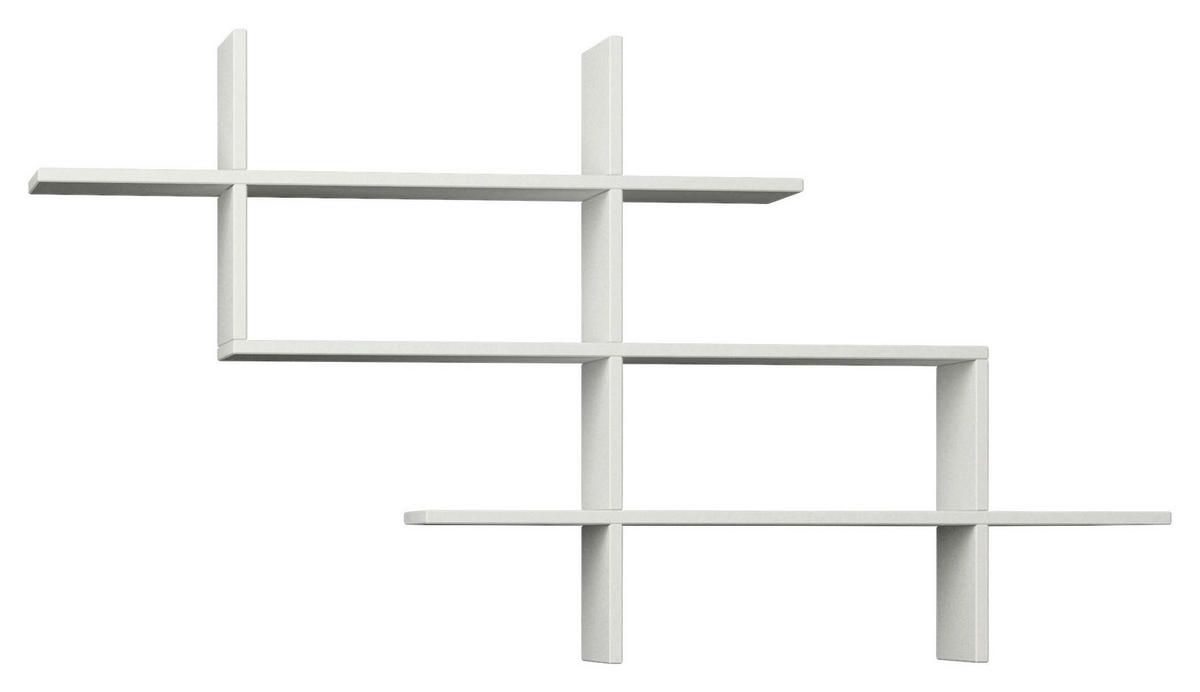 WANDBOARD in 150/82/22 cm Weiss  - Weiss, Design, Holzwerkstoff (150/82/22cm) - Livetastic