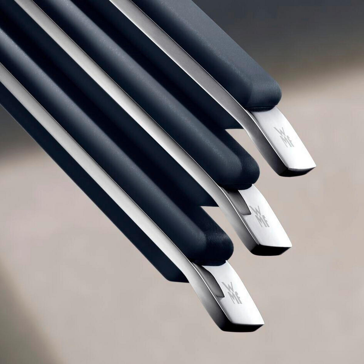 BESTECKSET Emotion 30-teilig Edelstahl  für 6 Personen  - Blau, Basics, Metall (12,5/12,5/25cm) - WMF