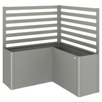 RANKGITTER ohne Hochbeet  - Grau, Basics, Metall (152/91/152cm) - Biohort