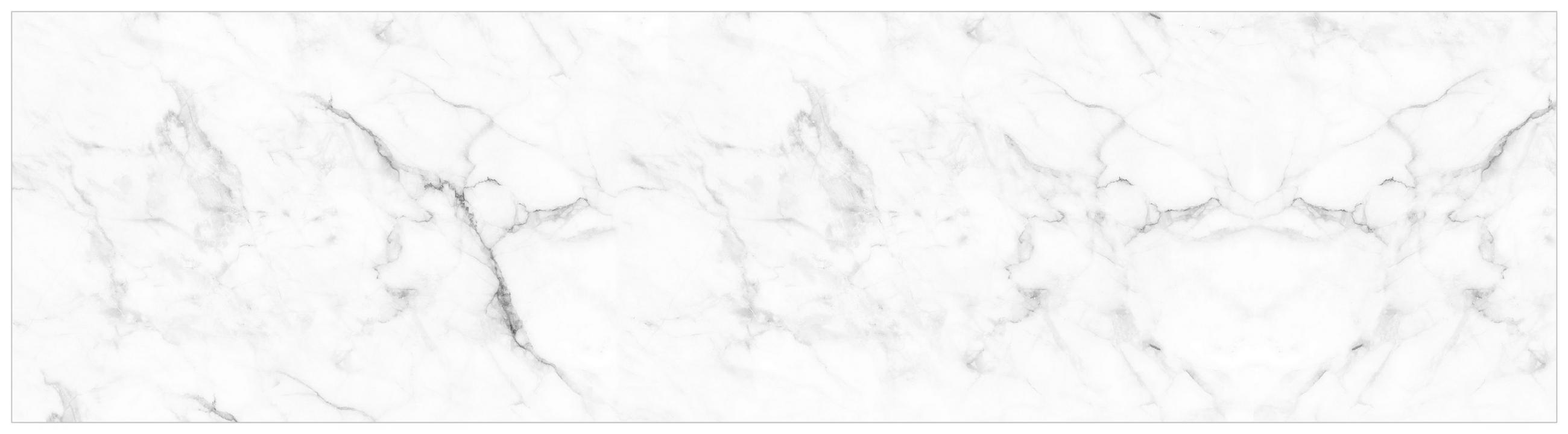 KÜCHENRÜCKWAND  - Weiß, Basics, Kunststoff/Metall (240/63,7/0,6cm) - Fani