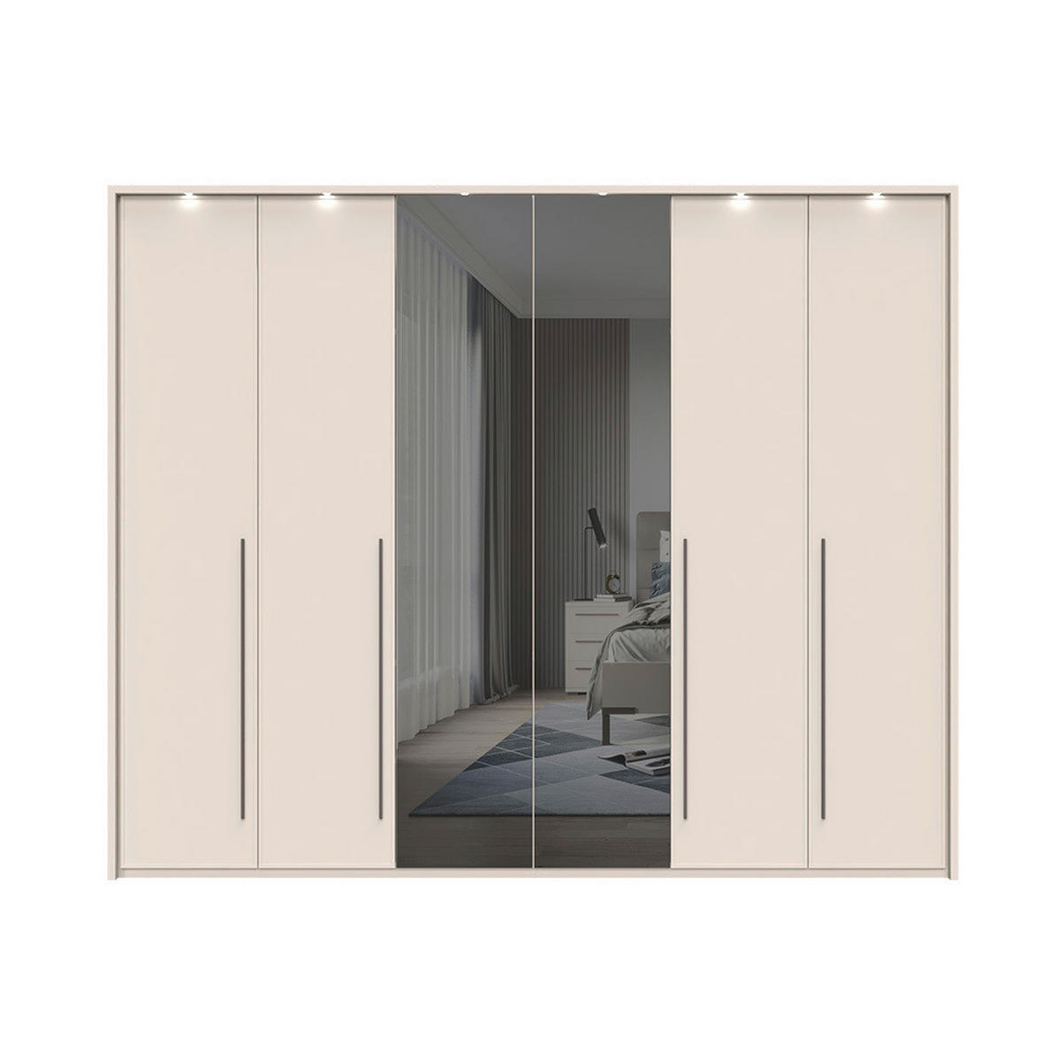 ORMAR SA KLASIČNIM VRATIMA  277/226/60 cm  - Dizajnerski, pločasti materijal/plastika (277/226/60cm)