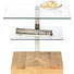 BEISTELLTISCH in Buchefarben, Edelstahlfarben - Edelstahlfarben/Buchefarben, Design, Glas/Holz (50/47/50cm) BEISTELLTISCH in Buchefarben, Edelstahlfarben - Edelstahlfarben/Buchefarben, Design, Glas/Holz (50/47/50cm)