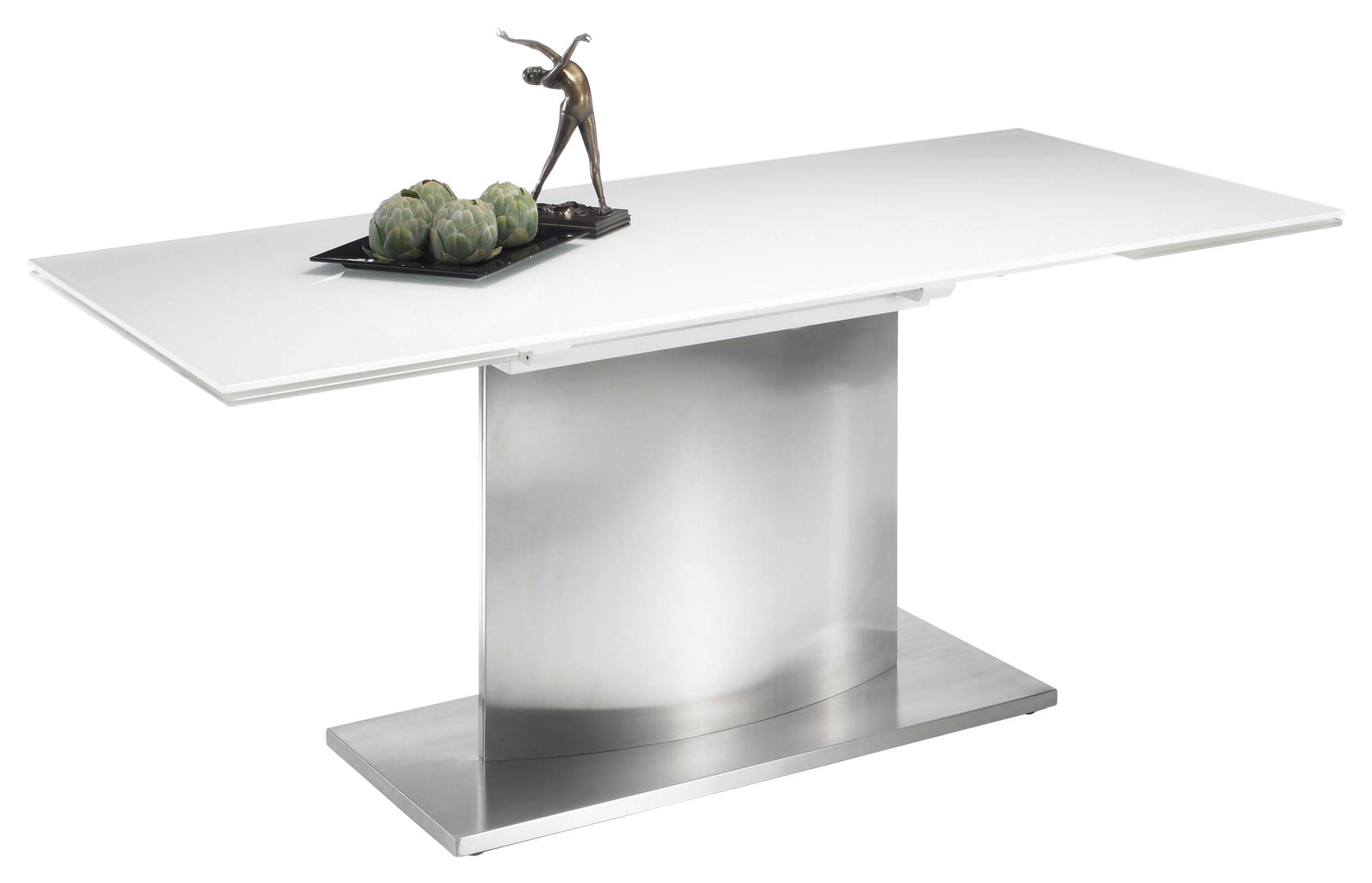 Esstisch in Metall, Glas 180(260)/90/76 cm