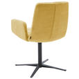 ARMLEHNSTUHL  in Cord  - Gelb/Schwarz, Design, Textil/Metall (61/88/66cm) - Dieter Knoll