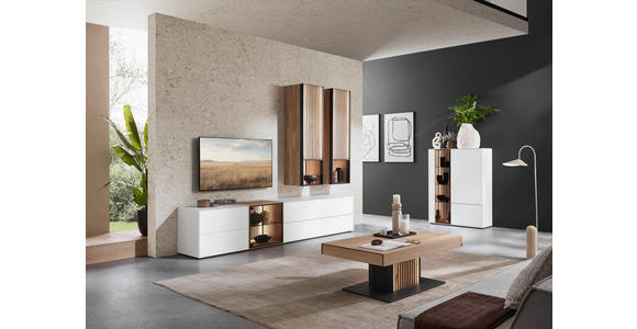 COUCHTISCH in Holz 120/70/45 cm - Eichefarben/Anthrazit, Design, Holz (120/70/45cm) - Valnatura