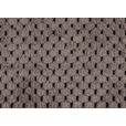 ECKSOFA in Velours Braun  - Schwarz/Braun, Design, Kunststoff/Textil (326/236cm) - Xora